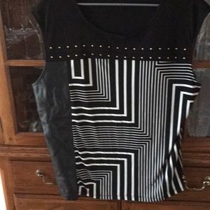 Woman’s sleeveless blouse